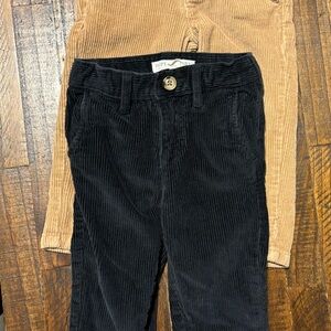Hope & Henry Kids Corduroy Trousers - Black and Tan